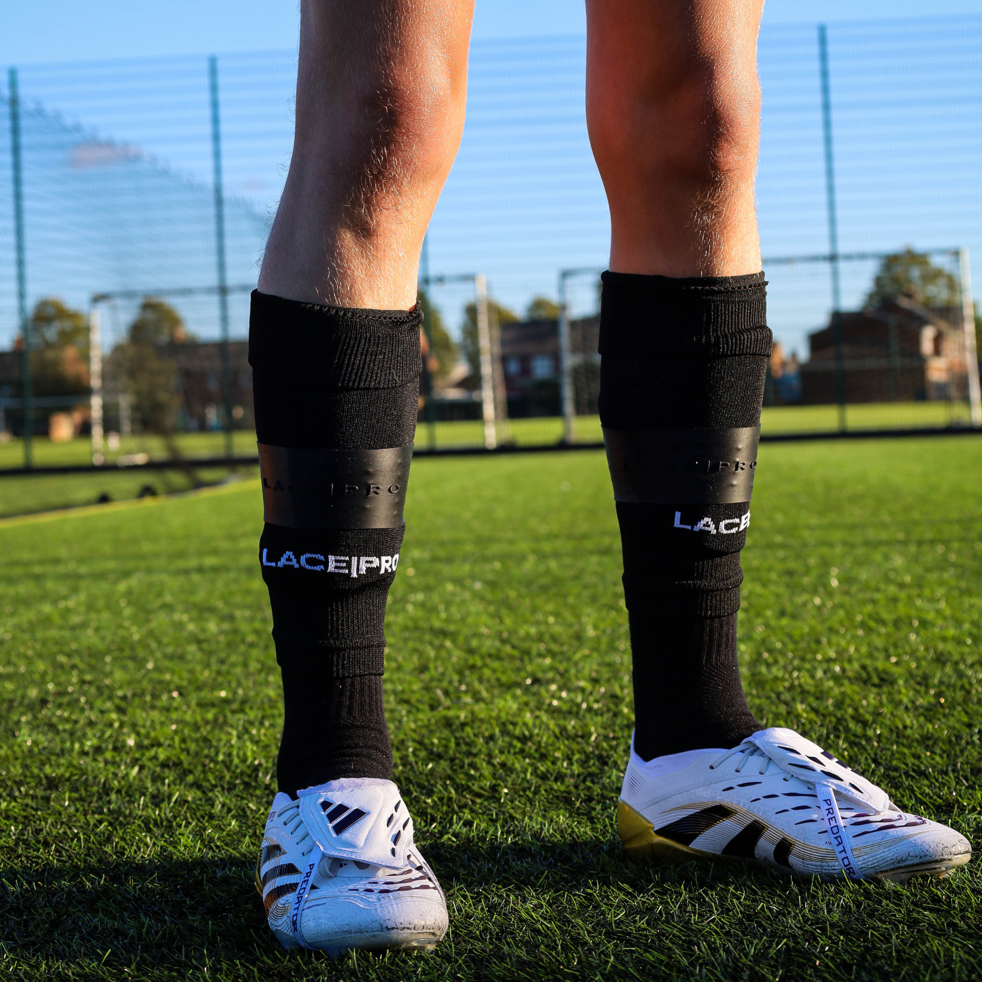 Lace Pro Football Sock Sleeves Black