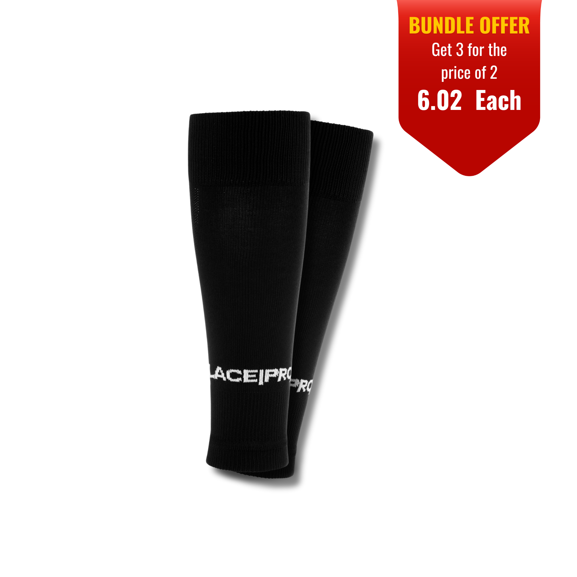 Lace Pro Football Sock Sleeves Black