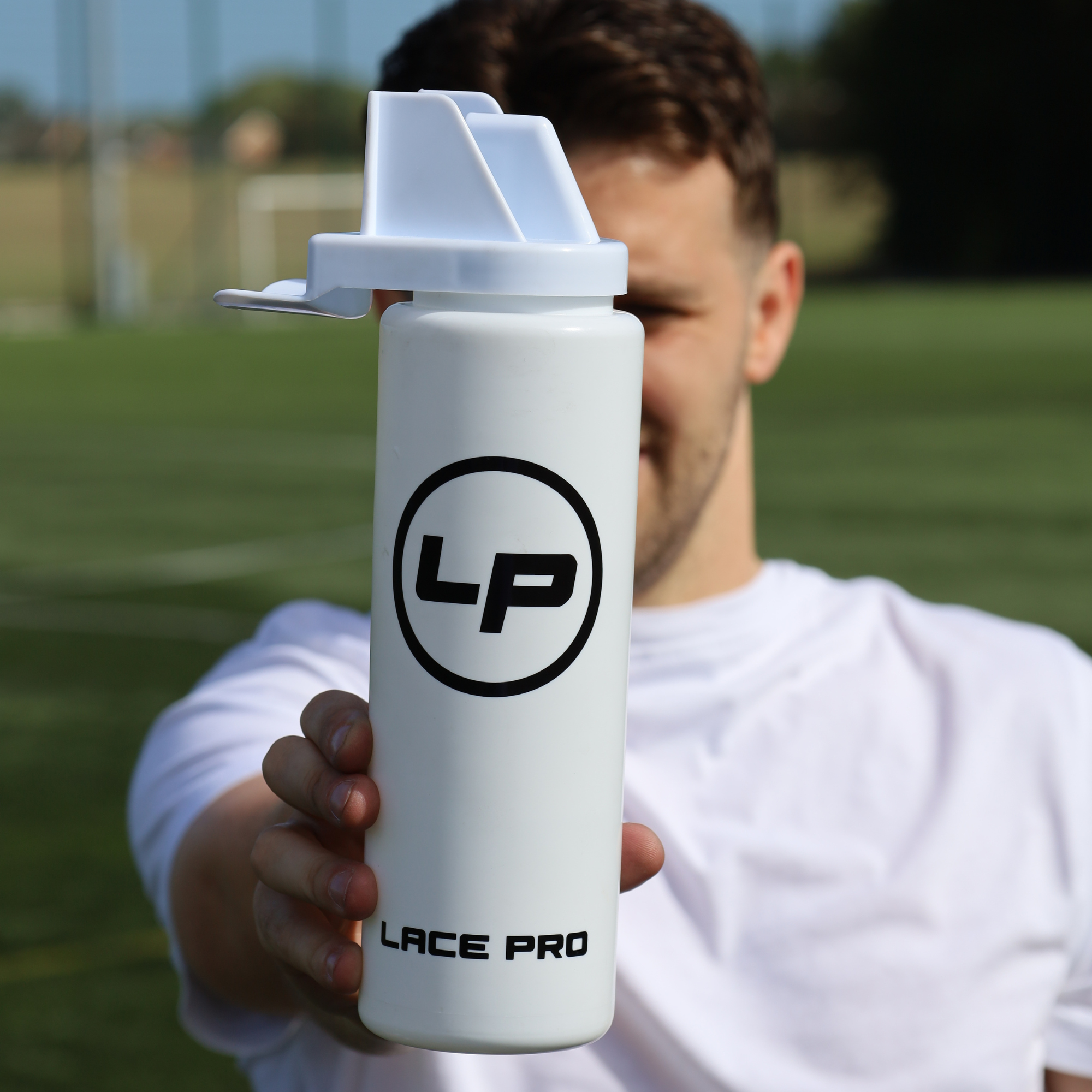 Lace Pro White Water Bottle