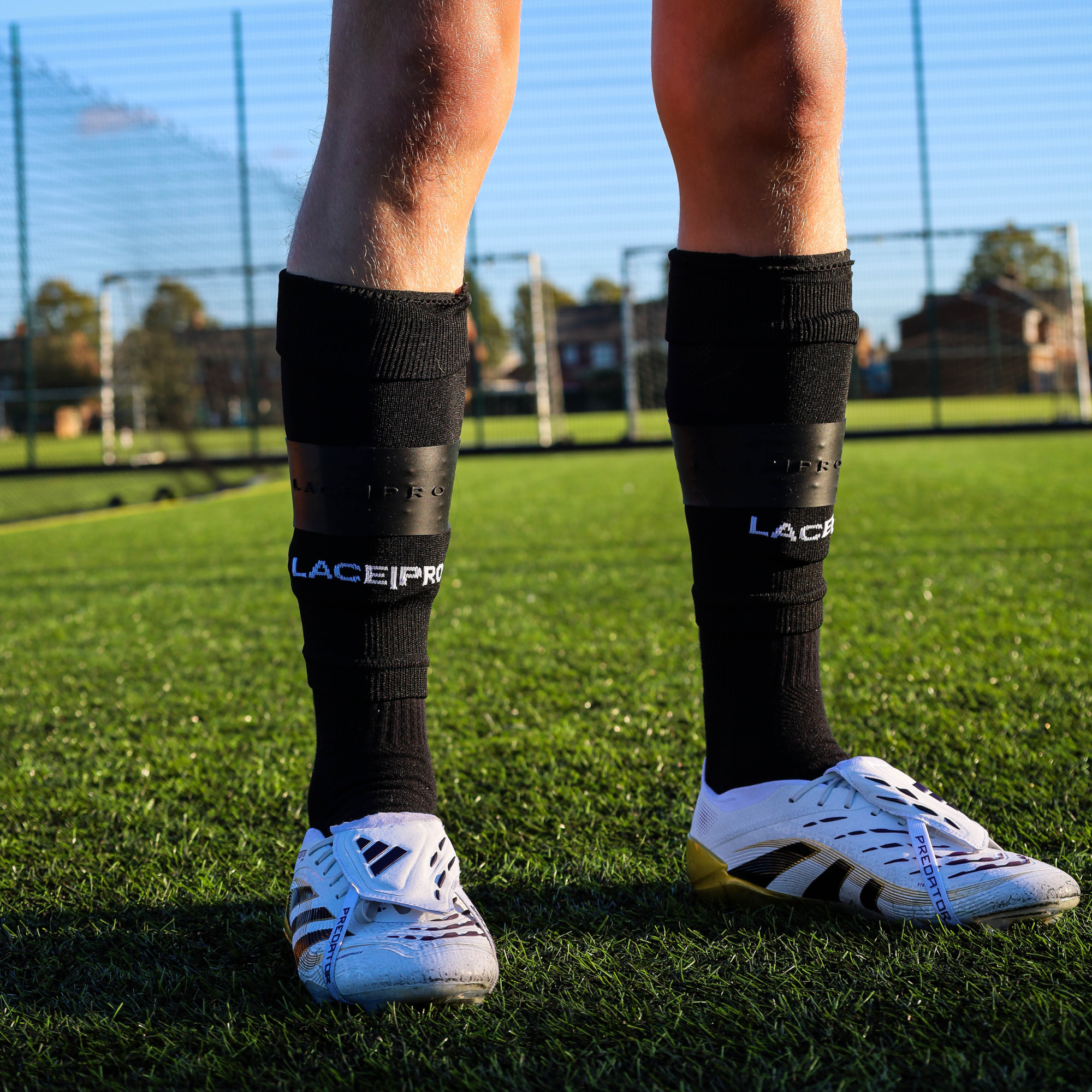 Lace Pro Silicone Football Shin Band