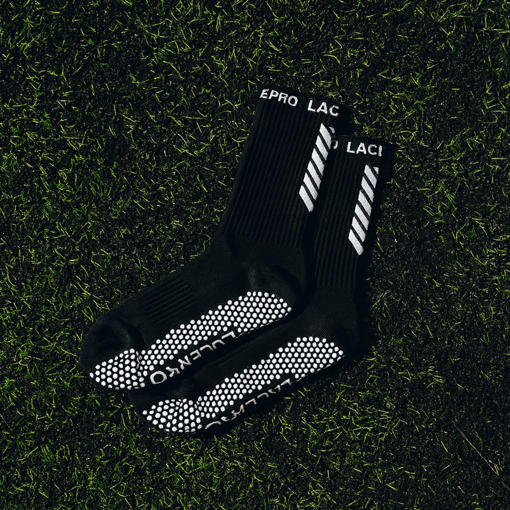 Lace Pro Sports Grip Socks Black