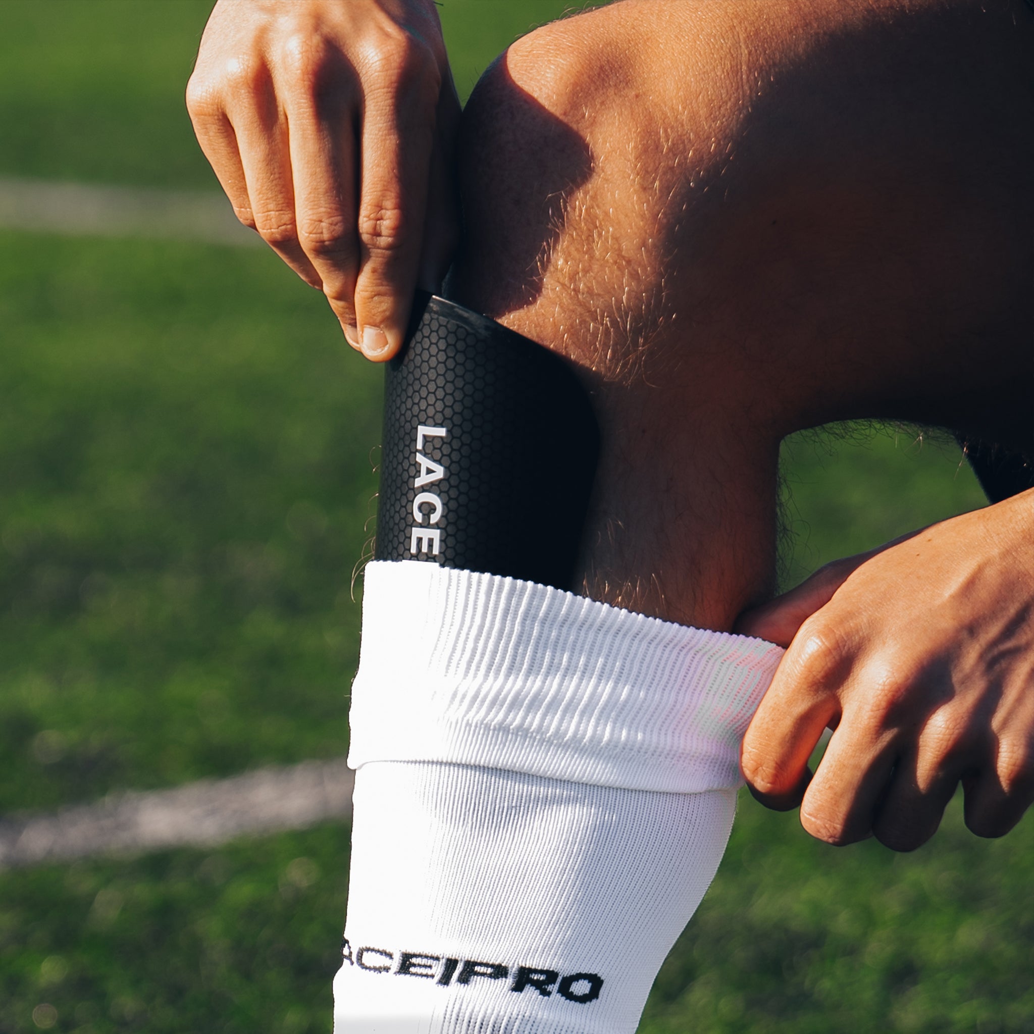 Lace Pro Football Shin Pads