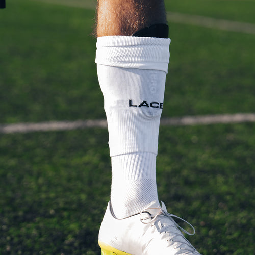 Lace Pro Football Sock Sleeves White