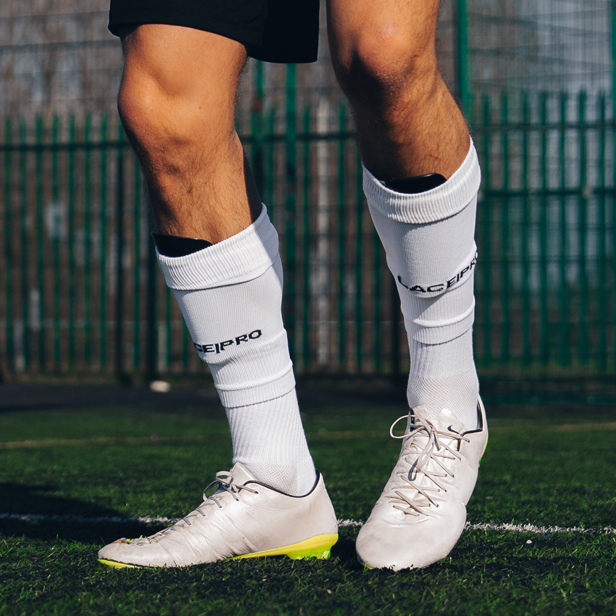 Lace Pro Football Sock Sleeves White